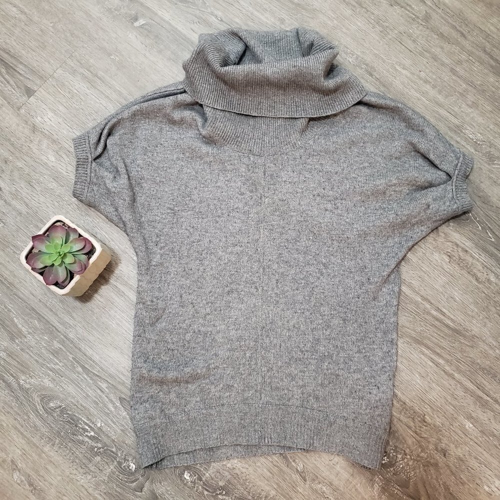 Michael Stars Merino Cashmere Blend Sweater Oversize Unstructured Short Sleeve